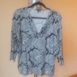 Talbot’s Paisley Top